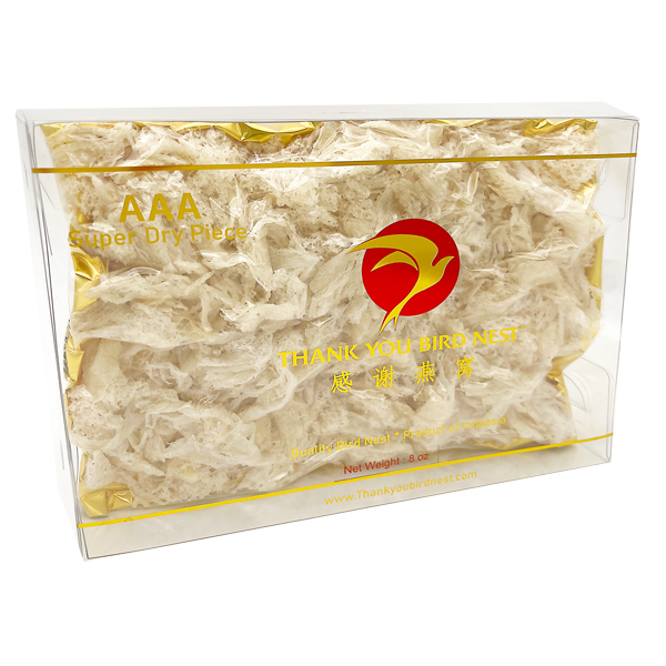 Thank You Bird Nest - Clear
PAAA-Super Dry Quality Piece 227gram -Products of Indonesia at ThankYouBirdNest